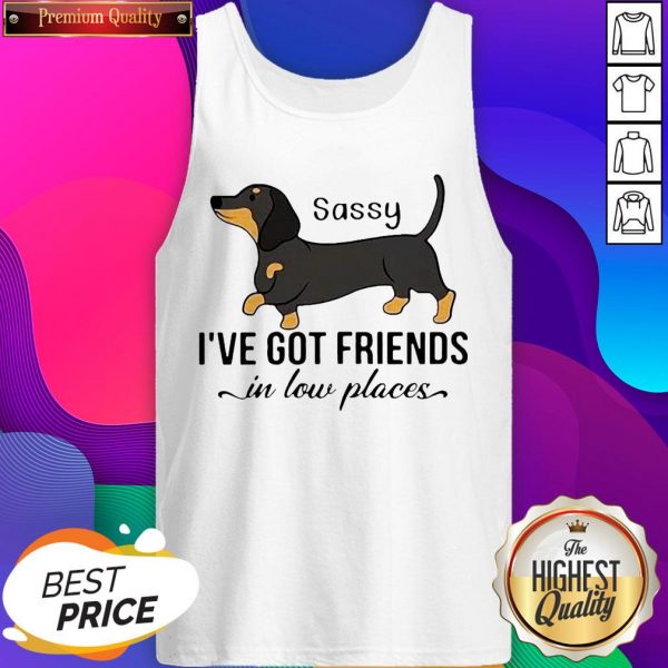 Dachshund I’ve Got Friends In Low Places Tank Top