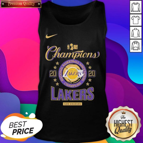 Los Angeles Lakers Nike Toddler 2020 NBA Finals Champions Locker Room Tank Top