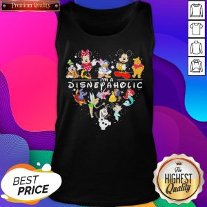 Mickey Mouse And Friend I’m A Disney Aholic Heart Tank Top