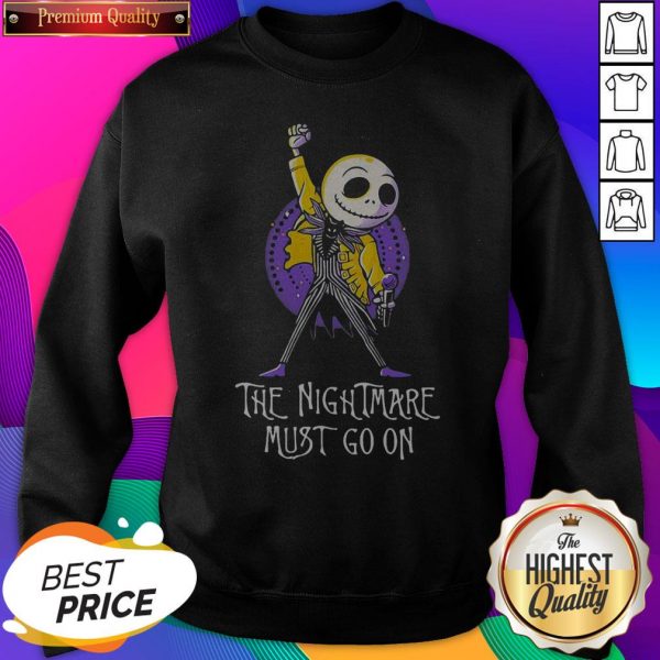 The Nightmare Must Go On Freddie Mercury SweatShirt - Design by Sheenytee.com