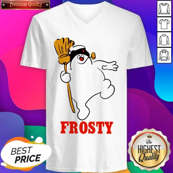 Official Snowman Frosty Christmas V-neck