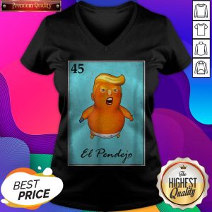 Trump El Pendejo Loteria Card Impeach Trump Resist Halloween Day V-neck