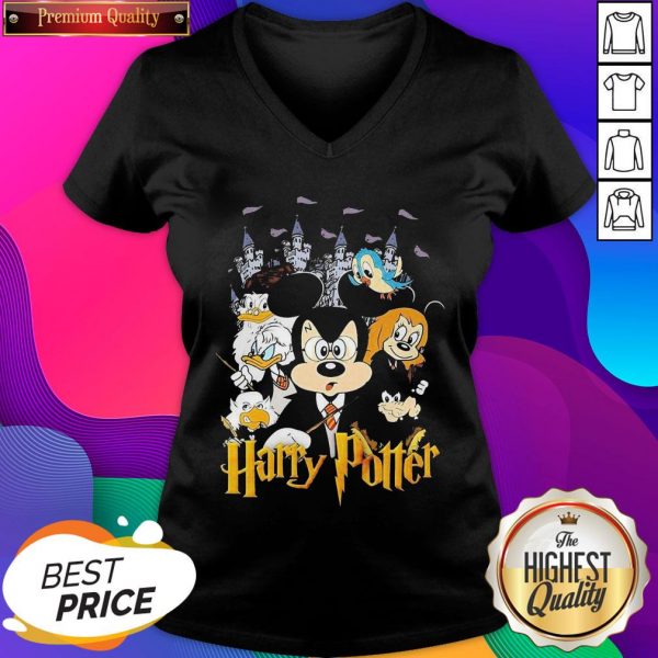 Mickey Mouse And Friends Harry Potter Halloween V-neck