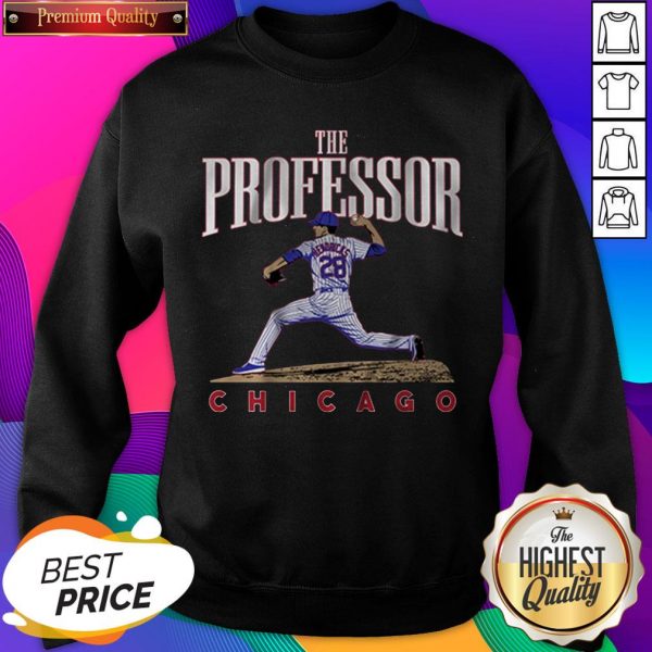 Awesome Kyle Hendricks The Professor Sweatshirt- Design By Sheenytee.com