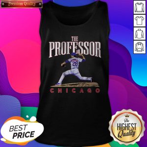 Awesome Kyle Hendricks The Professor Tank Top- Design By Sheenytee.com