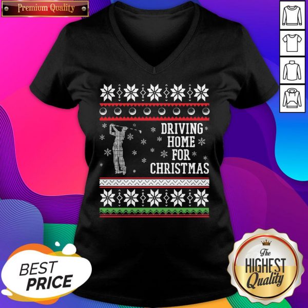 Diving Home For Ugly Christmas Women's V-neck T-Shirt- Design By Sheenytee.com