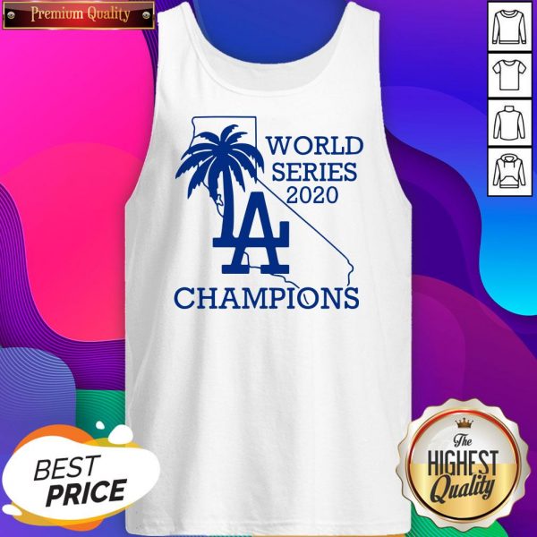 Dodgers World Series Champions LA 2020 Men's Tank Top- Design By Sheenytee.com