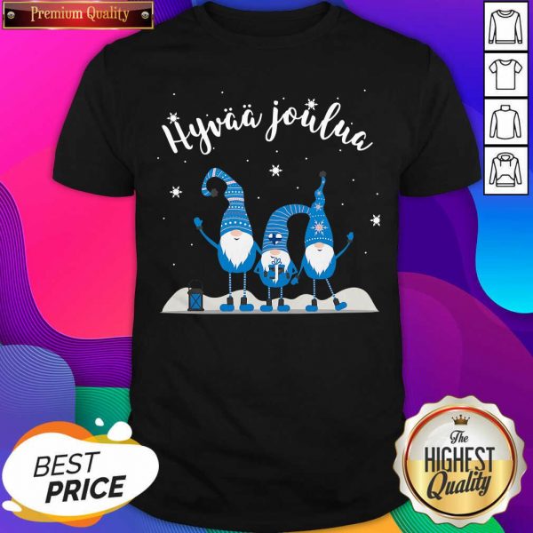 Finnish Merry Christmas Tontut Hyvaa Joulua Shirt- Design By Sheenytee.com