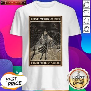 Funny Girl With Books Into The Forest Lose Your Mind Find Your Soul Shirt- Design By Sheenytee.com