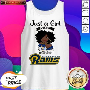 Funny Just A Girl In Love With Her Los Angeles Rams Tank Top- Design By Sheenytee.com