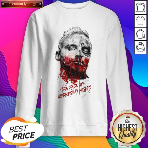 Hot Darby Allin The Face Of Wednesday Night Sweatshirt- Design By Sheenytee.com