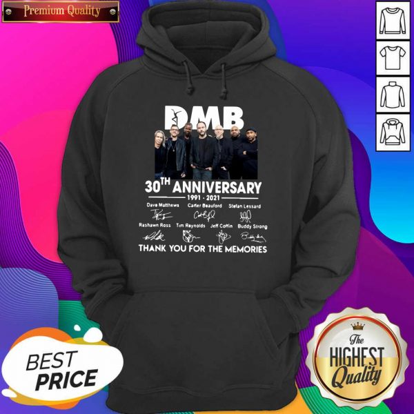 Hot DMB 30th Anniversary Thank You For The Memories Signatures Hoodie- Design By Sheenytee.com