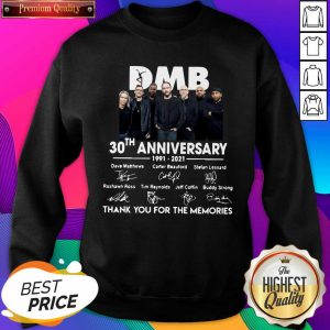Hot DMB 30th Anniversary Thank You For The Memories Signatures Sweatshirt- Design By Sheenytee.com