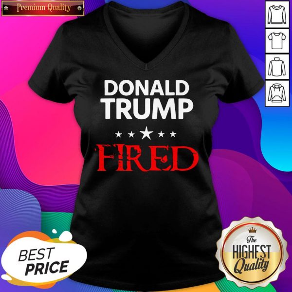 Hot Donald Trump Fired Stars Election V-neck- Design By Sheenytee.com