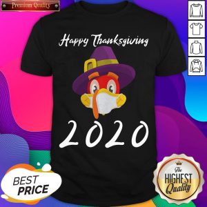 Hot Happy Thanksgiving 2020 Turkey Wearing Mask Shirt- Design By Sheenytee.com