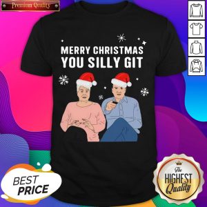 Hot Jenny And Lee Ugly Merry Christmas You Silly Git Shirt- Design By Sheenytee.com