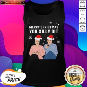 Hot Jenny And Lee Ugly Merry Christmas You Silly Git Tank Top- Design By Sheenytee.com