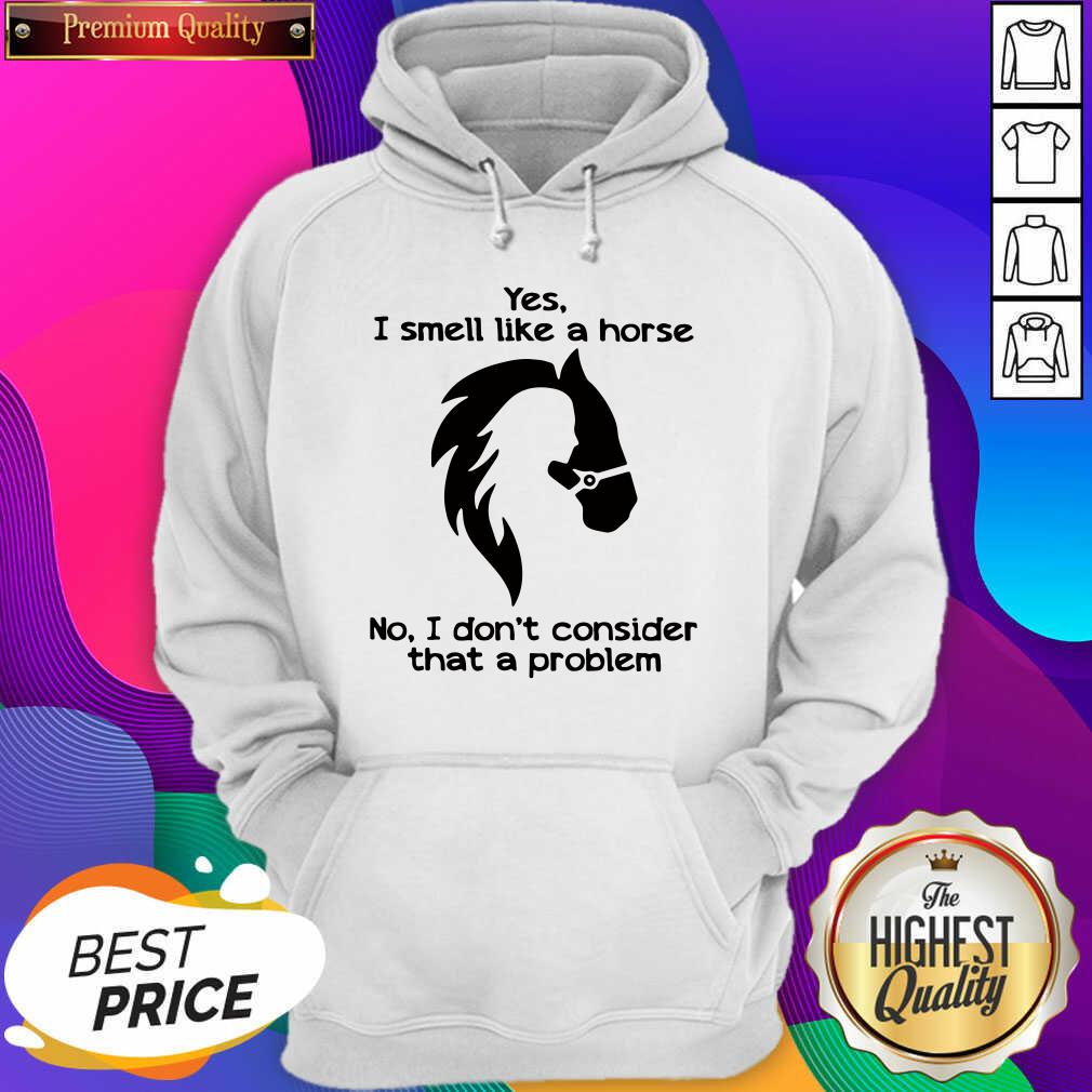Hot Yes I Smell Like A Horse No I Don’t Consider That A Problem Hoodie- Design By Sheenytee.com