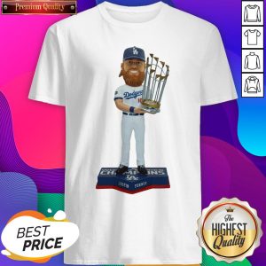 Justin Turner Member Los Angeles Dodgers 2020 World Series Champions Bobblehead Classic Men's T-Shirt- Design By Sheenytee.com