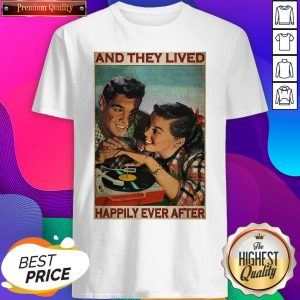 Nice Couple Record Player And They Lived Happily Ever After Music Shirt- Design By Sheenytee.com