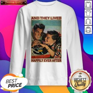 Nice Couple Record Player And They Lived Happily Ever After Music Sweatshirt- Design By Sheenytee.com