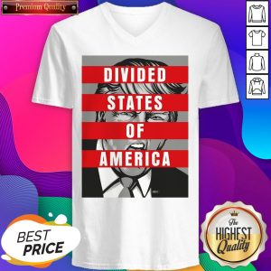 Nice Divided States Of America Joe Biden Election V-neck- Design By Sheenytee.com