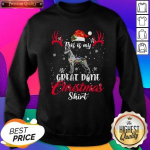 Great Dane Dog This Is My Great Dane Christmas Sweatshirt- Design By Sheenytee.com