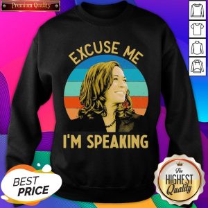 Nice Kamala Harris Excuse Me I’m Speaking Vintage Retro Sweatshirt- Design By Sheenytee.com