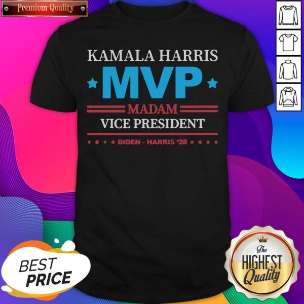 Nice Kamala Harris Mvp Madam Vice President Biden Stars Shirt- Design By Sheenytee.com