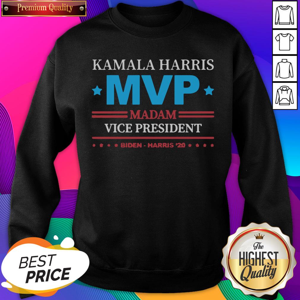 Nice Kamala Harris Mvp Madam Vice President Biden Stars Sweatshirt- Design By Sheenytee.com
