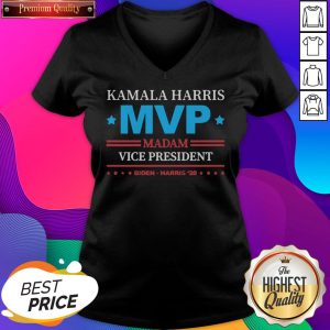 Nice Kamala Harris Mvp Madam Vice President Biden Stars V-neck- Design By Sheenytee.com
