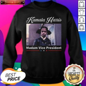 Official Kamala Harris Madam Vice President Stars Sweatshirt- Design By Sheenytee.com