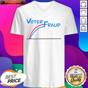 Official Voter Fraud 2020 V-neck- Design By Sheenytee.com