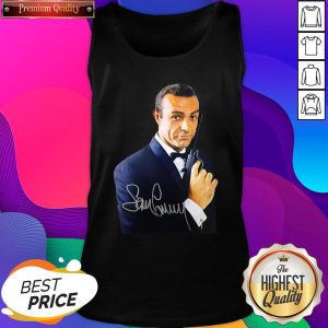 Rip Sean Connery 007 Signatures Tank Top- Design By Sheenytee.com