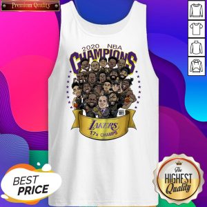 Top 2020 Nba Champions Los Angeles Lakers 17 Champs Cartoon Tank Top- Design By Sheenytee.com