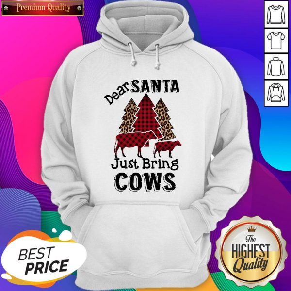 Top Dear Santa Just Bring Cows Hoodie- Design By Sheenytee.com