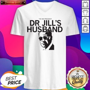 Top The 46th President Dr Jill’s Husband Joe Biden V-neck- Design By Sheenytee.com