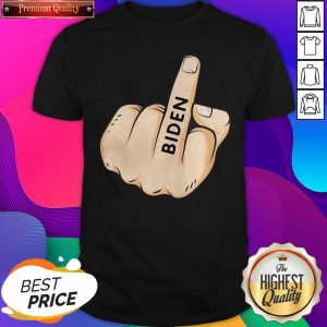Middle Finger Fuck Biden Unisex Shirt- Design By Sheenytee.com