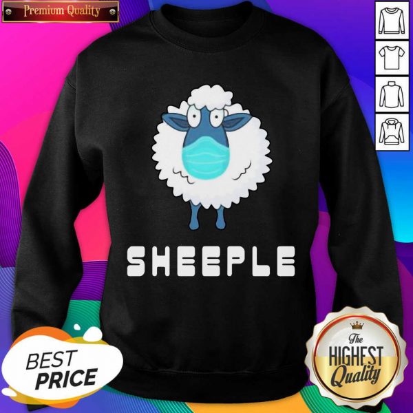 Lamb Face Mask Sheep Sweatshirt- Design By Sheenytee.com