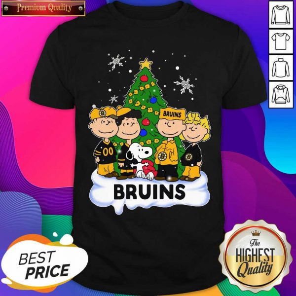 Snoopy The Peanuts Boston Bruins Christmas Shirt- Design By Sheenytee.com