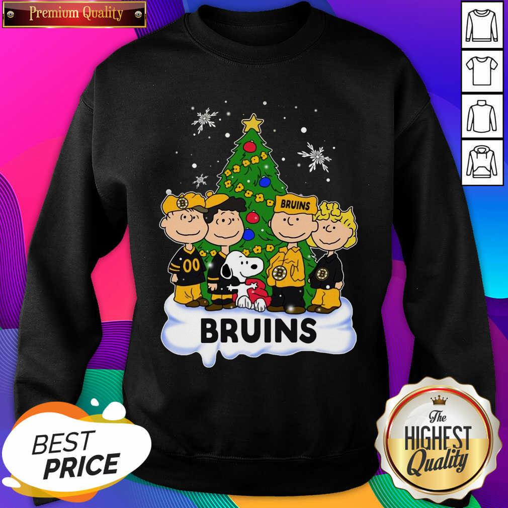 Funny Snoopy The Peanuts Boston Bruins Christmas Shirt SheenyTee