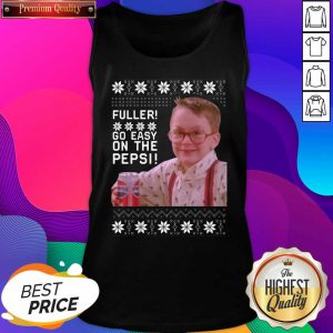 Kevin Mccallister Go Easy On The Pepsi Christmas Tank Top- Design By Sheenytee.com