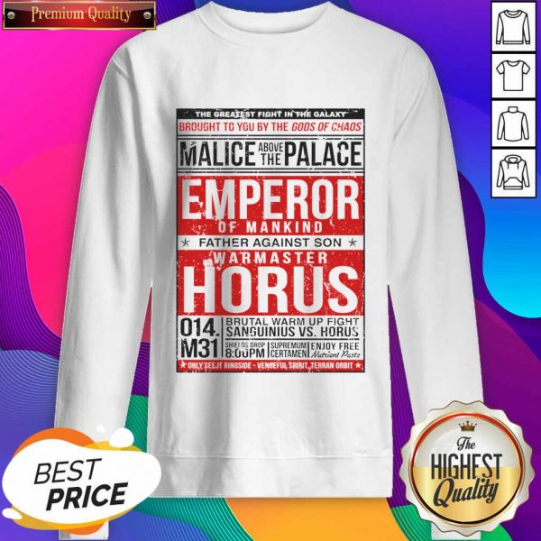 Malice Above The Palace Horus Emperor Sweatshirt- Design By Sheenytee.com