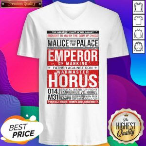 Malice Above The Palace Horus Emperor V-neck- Design By Sheenytee.com