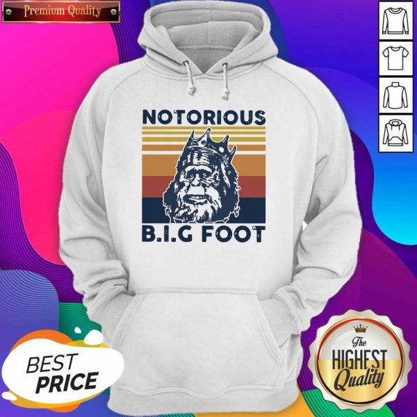 Notorious Bigfoot King Vintage Hoodie- Design By Sheenytee.com