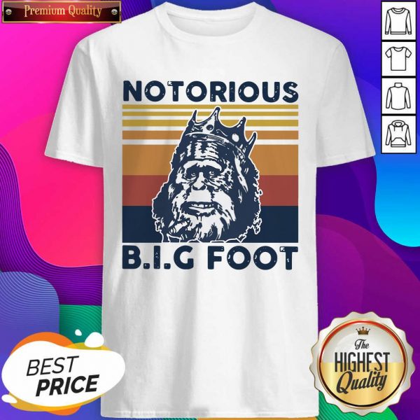 Notorious Bigfoot King Vintage Sweatshirt- Design By Sheenytee.com