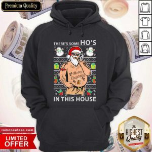 Santa Wap There’s Some Ho’s In This House Christmas Hoodie- Design By Sheenytee.com