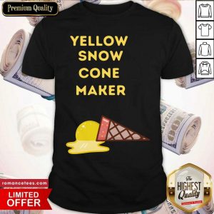 Yellow Snow Cone Maker Shirt- Design By Sheenytee.com