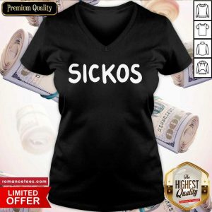 Logo Sickos V-neck- Design By Sheenytee.com