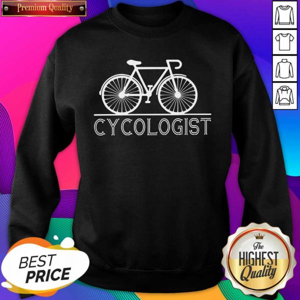 The Bicycle Cycologist Sweatshirt- Design By Sheenytee.com